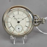 Vintage Hampden Watch Co. Perry Model 1891 18S 15J Pocket Silverode Case. Fixed Price $179.95.