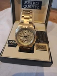 Seiko 7T62-0AE0 SNA304 Quartz Alarm Chronograph Mens Wrist Watch 100M. Fixed Price $350.00.