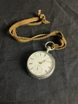 Vtg Swiss Billodes Zenith Pocket Watch .800 Silver 15 Rubis Antique 1889 Expo. Fixed Price $105.00.