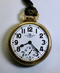 1960 Ball Railroad Grade 435C Pocket Watch 21J S16 Official 10KGF, Runs. Fixed Price $650.00.