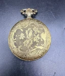 Impex 17 Jewels Swiss Pocket Watch Gold Tone Hunter Case Hunting Scene. Fixed Price $59.00.