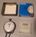 Vintage Leonidas 7 Jewels Mechanical Yachr-timer Stopwatch Heuer Runs Box. Fixed Price $145.97.