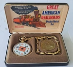 Bradley Time Great American Railroads The Milwaukee Pocket Watch Set. Fixed Price $69.99.
