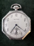 Waltham Pocket Watch 1894 210 7J Working, Octagon Illinois Case. Fixed Price $249.00.
