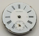 Antique 1896-1900 Columbia 33.46MM Pocket Watch Movement 6540048 Repair Parts. Fixed Price $39.00.