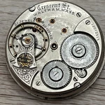 Antique Waltham Crescent St. 18S 21J Model 1892 Railroad Pocket Watch Movement. Fixed Price $199.99.