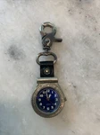 Cedar Creek Pocket Watch Blue Dial Stainless Steel Clip On CEDU1584. Fixed Price $39.99.