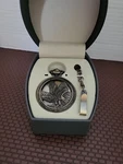 Fmd Pocket Watch Brown Dial Copper Case Eagle ZRT15023F9 Original Box. Fixed Price $18.00.