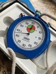 Vintage Leonidas By Heuer Trackmaster Stopwatch Swiss Made Box. Fixed Price $229.72.