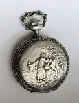1904 Waltham Pocket Watch 0S Grade 110 Running Fancy Milkmaid Motif Elgin Case. Fixed Price $175.59.