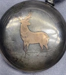 Antique Hampden Watch Pocket Buck Hunting Outdoor Deer 1879 Coin Silver. Fixed Price $425.00.
