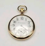 Antique 1908 Burlington Special Illinois 19J Pocket Watch 25 Years Gf Runs Great. Fixed Price $299.99.