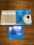 Heuer Trackstar 7 Jewels Vintage Stopwatch Box Carton Original W/ Guarantee. Fixed Price $24.99.