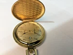 Majestron Men's Gold Tone Easy Read Quartz Pocket Watch With Date New Battery!. Fixed Price $15.99.