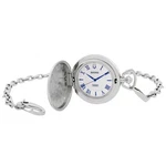 Bulova Automatic 96A309 Silver Dial & Bracelet 48MM Mens Pocket Watch. Fixed Price $399.99.
