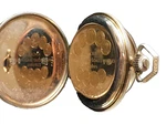 14K Gold 15 Jewel Chronograph Pocket Watch 3 Covers 61 Grams. Fixed Price $3999.99.