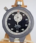 Hanhart 7 Jewel Stopwatch 1/100 Min Shockproof Gray Case WP1D. Fixed Price $124.46.