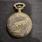 Vintage Marcel 17 Jewels Mechanical Pocket Watch Untested Deer Dog #i. Fixed Price $22.99.