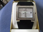 Bx 030 Ladys Rhodium Plate Elgin Quartz Watch. Fixed Price $89.00.