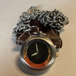 Fossil Pocket Watch JR-8146. Vintage Flames- Needs Battery. Fixed Price $105.00.