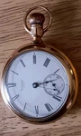 1890 Waltham 18S 15J Model 1883 Bartlett Pocket Watch Serviced 14K Gold Filled. Fixed Price $350.00.