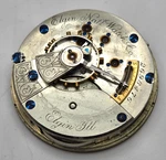1888 Elgin Pocket Watch Movement Grade 103 18S Model 3, Good Balance As Is. Fixed Price $50.00.