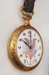 Arnex Ica Bloc 17 Jewels Dwight D. Eisenhower Commemorative Pocket Watch. Fixed Price $150.00.