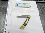 1886-1986 Centennial Statue Of Liberty Folding Pocket Knife With Box. Fixed Price $14.99.