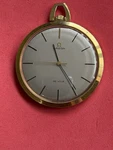 Vintage Omega De Ville Pocket Watch 44MM 131.1714 Manual Champagne Dial Men. Fixed Price $500.00.