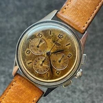 Tissot Chronograph Cal Lemania 27CH (321) Ref 6215-2 Steel Swiss Watch 1940. Fixed Price $2499.00.