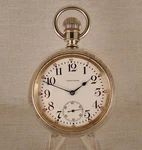 Waltham "vanguard" 23J Silver Filled Swing-out Open Face 18S Rr Pocket Watch. Fixed Price $795.00.