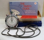 Vintage 1960'S "the Official" Westclox 1/10 Second Stop Watch Box & Book Works. Fixed Price $38.25.