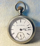 1897 Elgin 18S, Grade 73, 7J, Swing Out Case Pocket Watch - Runs. Fixed Price $125.00.