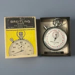 Breitling Wakmann 1/10 Swiss Vintage Mechanical Wind Up Stopwatch With The Box. Fixed Price $199.99.