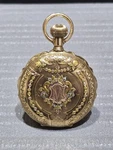 Elgin Pocket Watch Rare Stunning 14K Tri Color Gold Case No Crystal (CJL062403). Fixed Price $2999.00.