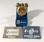 Vintage Lorus Disney Mickey Mouse Pocket Watch Gold Tone Chain Unused W/papers. Fixed Price $69.99.