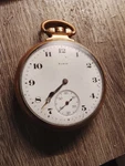 1921 Elgin Open-faced Pocket Watch 7-JEWEL Ruby Movement Gold-filled Case. Fixed Price $55.56.