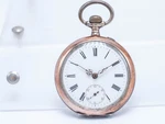 1890S Victoria Swiss Open Face Pin Set Pocket Watch - .800 Silver 48MM. Fixed Price $124.59.