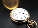 Vintage Ultra Rare Marvin A. Zeider Perth Swiss Made 3 Adj's Pocket Watch. Fixed Price $599.99.