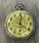 14K Gold Waltham 23 Jewel Riverside Maximus Pocket Watch 1919 Low Run Production. Fixed Price $2600.00.