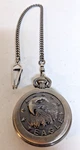 Majesti Majestron Signature Series Eagle Two-sided Pocket Watch W/chain. Fixed Price $17.95.