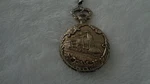 Vintage Spaltec Train Locomotive Pocket Watch Gold Tone White Dial-with Chain. Fixed Price $16.99.