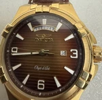 Men's Watch Invicta 30187 Objet Art Hand Brown Dial -leather Band (new Bat). Fixed Price $59.99.