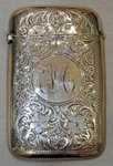 Antique Birmingham, England Sterling Silver Card Case. Fixed Price $350.00.