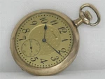 Antique Gents 12 Size Elgin 14K Yellow Gold Filled Pocket Watch, Running!!. Fixed Price $275.00.