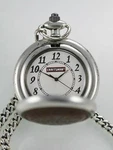 Craftsman White Mens Stainless Retro Silver Flip Fob Quartz Pocket Watch. Fixed Price $18.49.