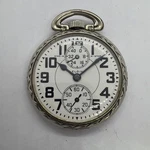 Elgin B.w. Raymond 23J Wind Indicator NO.725 14K Wgf Railroad Pocket Watch Runs. Fixed Price $1295.00.