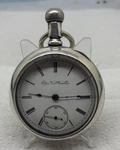 Elgin Pocket Watch, 18S, 11J, Grade 74, Vtg 1887, Coin Silver Double Hinged Case. Fixed Price $168.95.