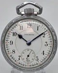 1917 Illinois Burlington Grade 107 Railroad Pocket Watch 21 Jewels Size 16 Rr. Fixed Price $499.95.