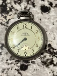 Vintage Ingraham Tower Secometer Mechanical Pocket Watch Running. Fixed Price $69.00.